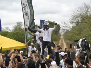 Gustavo Saba es el vencedor de la carrera 50 del Rally del Chaco