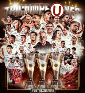 El Universitario del paraguayo Riveros es tricampeón en Perú