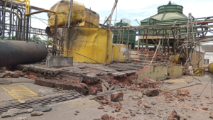 Violenta explosión en fábrica ubicada en Capiatá