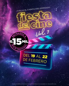 VUELVE LA “FIESTA DEL CINE” A PARAGUAY