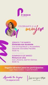 Arte y creatividad para celebrar el Día de la Mujer en Pinedo Shopping