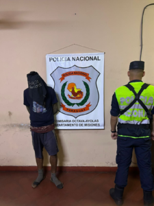 Detienen a hombre por presunto incumplimiento de arresto domiciliario en Ayolas