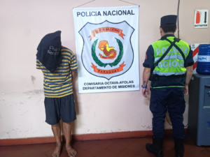 Detienen a joven por intento de hurto en taller de motocicletas en Ayolas