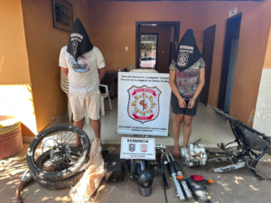 Concepción: policías  aprehenden a una pareja y recuperan partes de una motocileta denunciada como hurtada
