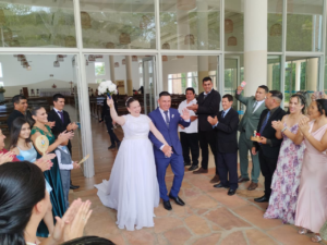 Primera pareja celebra matrimonio en el nuevo templo del Santuario de Itapé