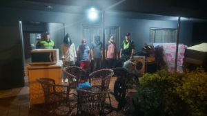 Cuatro detenidos señalados por el hurto de electrodomésticos y muebles en Bella Vista