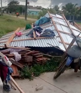Temporal causa destrozos en Pilar