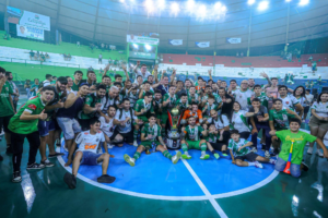 Madera de campeón: Caaguazú brindó en casa con el cetro nacional del fútbol de salón