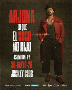 RICARDO ARJONA ¡CONFIRMA SU REGREGO A PARAGUAY!