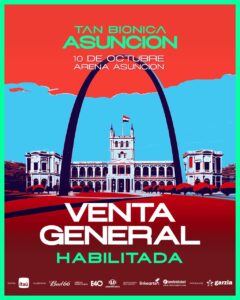 Tan Biónica inicia venta general de entradas para su esperado show en Paraguay