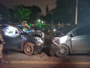 Choque frontal en J. A. Saldívar deja cuatro heridos
