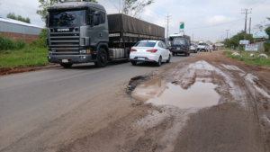 Ruta D071 Guarambaré-Villeta sigue en pésimo estado