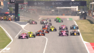 F2-GP de España: Joshua Duerksen finalizó 14º en la feature race