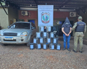 Cae supuesto narco con más de 230 kilos de marihuana en Amambay