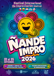 Ñande Impro 2026: festival reunirá a reconocidas figuras internacionales del formato de teatro sin guión