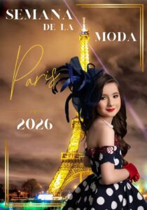 Luna Garrity, la mini top paraguaya que fue invitada a la Semana de la Moda en París