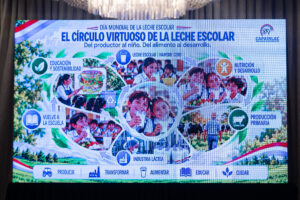 La cadena láctea se consolida como eje de soberanía productiva y propone la meta “Hambre Cero → Residuo Cero” en las escuelas