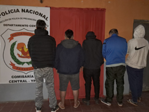 Ypané: Recuperan motocicleta hurtada gracias al GPS y aprehenden a cinco personas