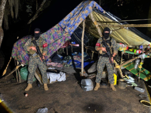 Militares hallan cinco centros de acopios subterráneos de marihuana en reserva natural