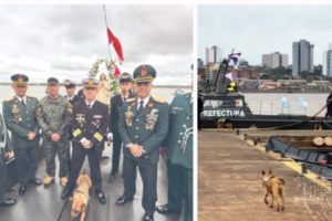 Maruca, la perrita “guardiamarina”, fue furor en Encarnación
