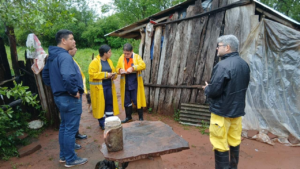 San Juan Bautista: familias afectadas por el temporal recibirán asistencia en esta semana