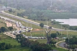 Cierre de la Costanera de Asunción causa caos y quejas