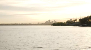 El nivel río Paraguay está bajando en la bahía de Asunción